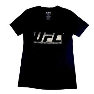 UFC black womens "As Real As It Gets" short sleeve T-shirt